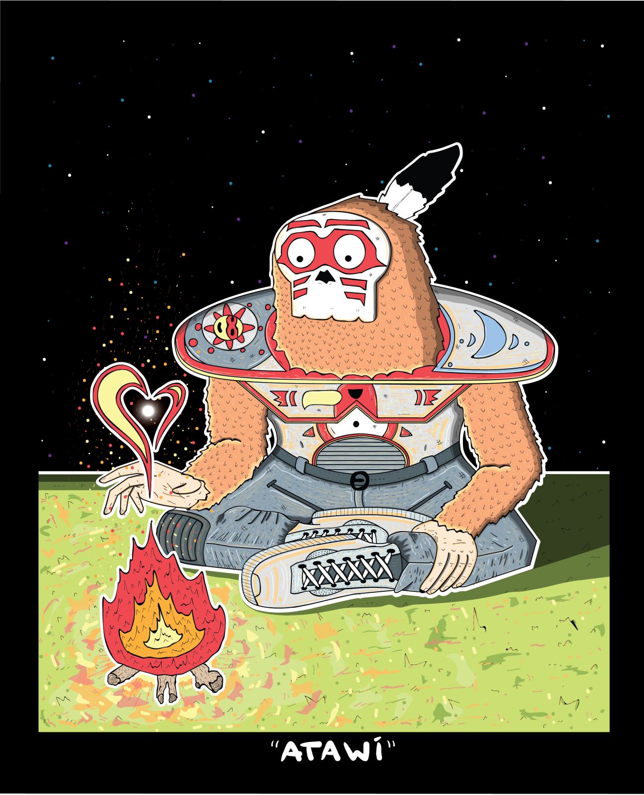 Yakama artist Vernon Ketchup